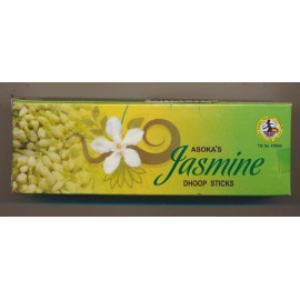 Asoka Jasmine Dhoop Incense, 30 Sticks/Logs Buncle, 4" Long