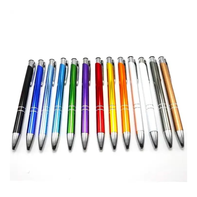 Stylish quality metal ballpoint Pens, black ink, soft writing experience