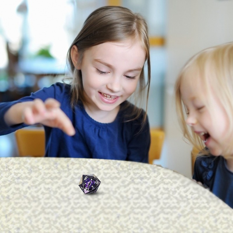 Polyhedral Dice Resin Play Dice Poker Party Game Toy Table