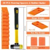 NAACOO Laminate Flooring Tools Floor Installation Kit Tapping Block for
