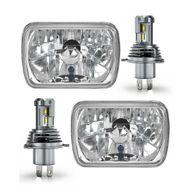 VCSZKXLY 2025 5x7 7x6 H6054 LED Headlights Compatible for Chevy Express Cargo Van 1500 3500 2500 Headlight High Low Beam, DOT Approved, 500% Brightness