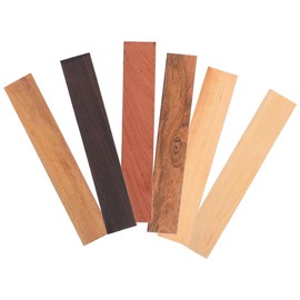 Angoily Craft Wood Board, 6 Pcs Rosewood Replacement Garden Bench Slats Textured Wood Boards for DIY Crafts Outdoor Wooden Panels for Furniture Repair, Finished Wooden Plank, Bench Slats Replacement