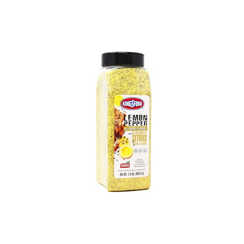 Kingsford Lemon Pepper All-Purpose Seasoning, 1.5 Pound - Perfect for