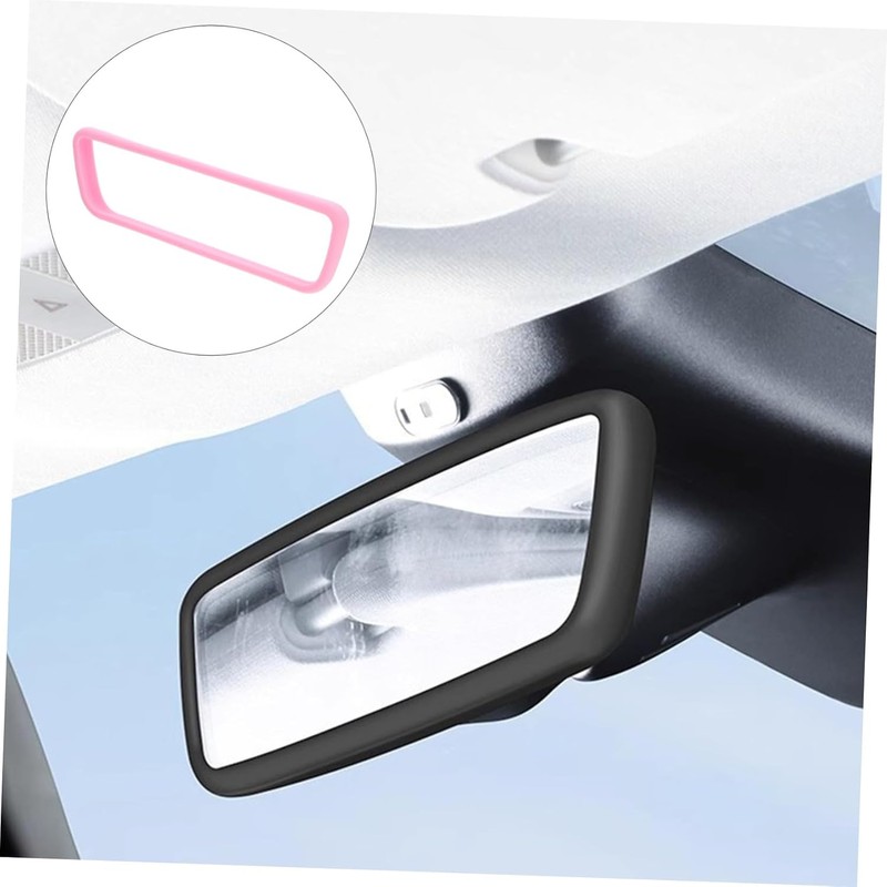 Protector Marco Espejo Retrovisor Trasero para Coche Compatible Model Y