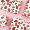 Strawberry Wrapping Paper for Girls Kids Boys, Cute Flowers Sweet