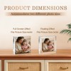 BSRHOME Acrylic Frame, 4x4 Picture Frame 1 Pack, 20MM Thicker