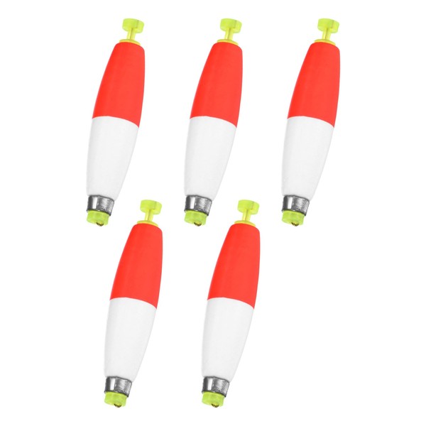 M METERXITY 5-Pack Fishing Bobbers Floats, 77mm EVA Foam Weighted