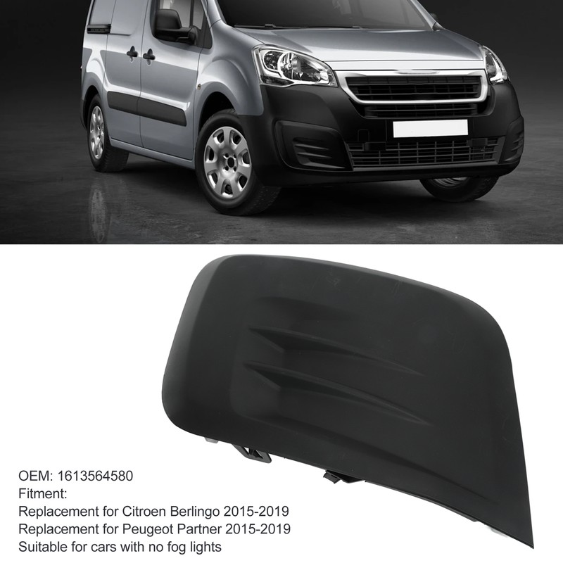 Front Right Bumper Grille 1613564580 Replcement for Citroen Berlingo Without