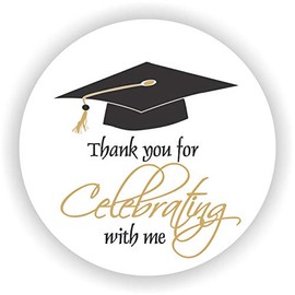 Graduation Stickers - Graduation Favor Stickers - Graduation Labels - Set of 40 Stickers