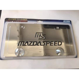 CR Performance MS Mazda Speed Chrome License Plate 3D Out Line