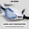 ARENA Air-Speed Racing Goggles For Adults, Pool Goggles With Wide