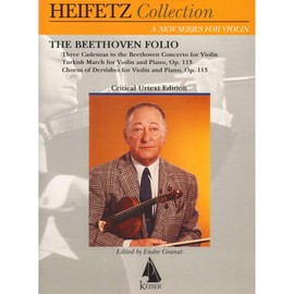 Beethoven, Ludwig van - Heifetz Collection: The Beethoven Folio - for Violin and Piano - edited by Endre Granat - Lauren