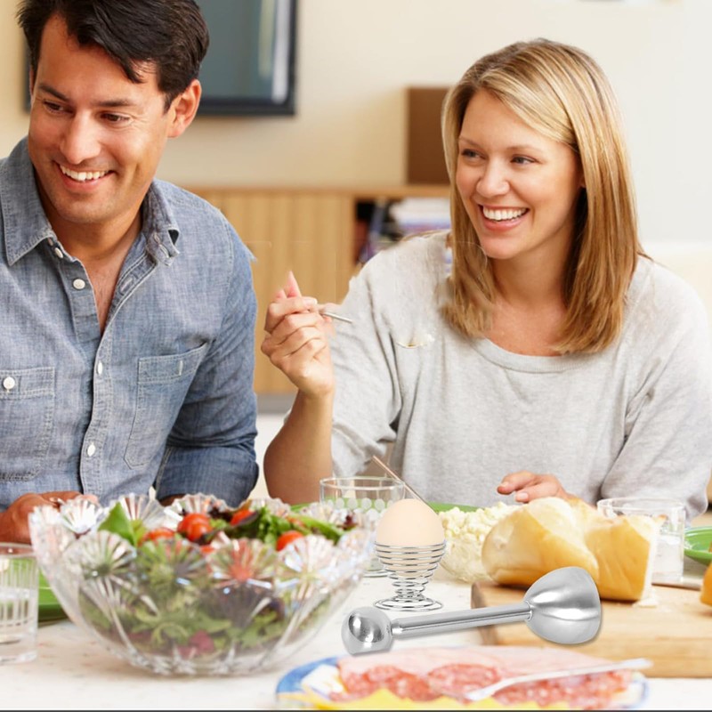 Yuannee Egg Opener Tool,Stainless Steel Peeler Cracker Topper Egg Separator