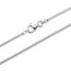 1mm sterling silver 925 Italian round SNAKE chain necklace chocker