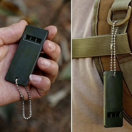 Survival Whistle Keychain / Survival Gear / Camping Survival Whistle Keychain 5ea
