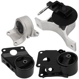 BRTEC 4PCS Engine Motor Mount & Automatic Transmission Mount Set Compatible for Nissan Altima 2.5L 2002 2003 2004 2005 2006, Replace# 112708J000, 113208J005, 11210CN00A, 112208J000
