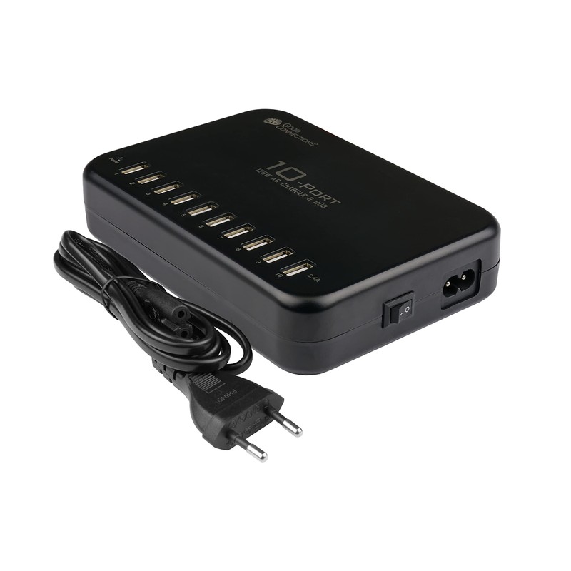 Good Connections USB Desktop Fast Charging Station 120W - 10-Port
