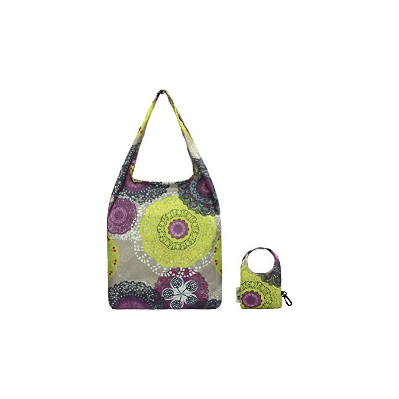 Re-uz Unisex-Adult Water Resistant Shopping Top-Handle Bag Doily