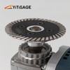 YITISAGE 3 inch Tile Diamond Saw Blade Turbo Segment Carving