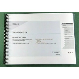 Canon PowerShot G3X Instruction Manual: Full Color 219 Pages & Protective Covers