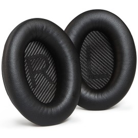 AHG QuietComfort Replacement Ear Pads Cushions Compatible with Bose QuietComfort Noise Cancelling Headphones (Black). Premium Protein Leather | Easy DIY Installation | Superior Comfort and Durability