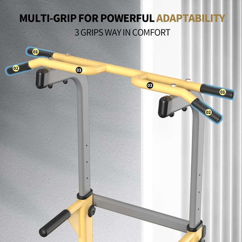 Z ZHICHI Pull Up Dip Station For Home Gym Strength