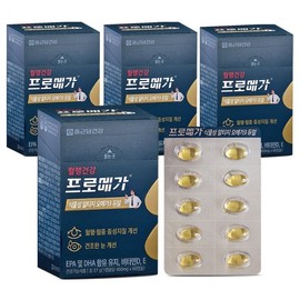 Chong Kun Dang Health Promega Plant-based rTG Omega-3 Dual 60 Capsules 4 Boxes