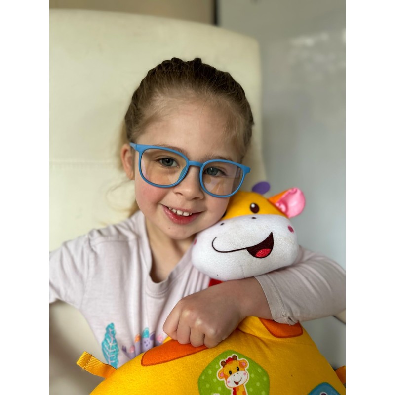 Mobi Eyecare Kids Blue Light Blocking Glasses (Cotton Candy)