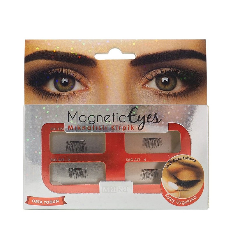 Mara Magnetic Eyelashes - Medium Intense