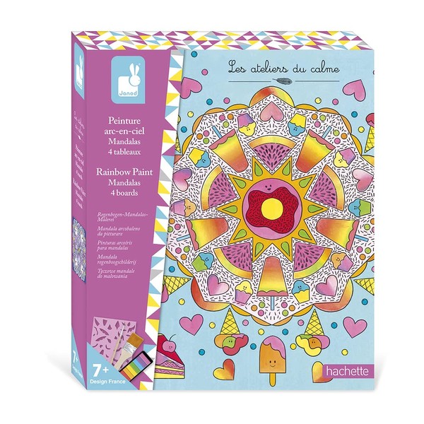 Janod - “Rainbow Mandala” Painting Set - Les Ateliers du