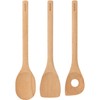 Brabantia 3 Piece Wooden Kitchen Utensil Set (Beech Wood) Spoon,