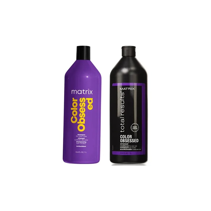 Matrix Color Obssesed Shampoo 1 Lt Acondicionador 1 Lt
