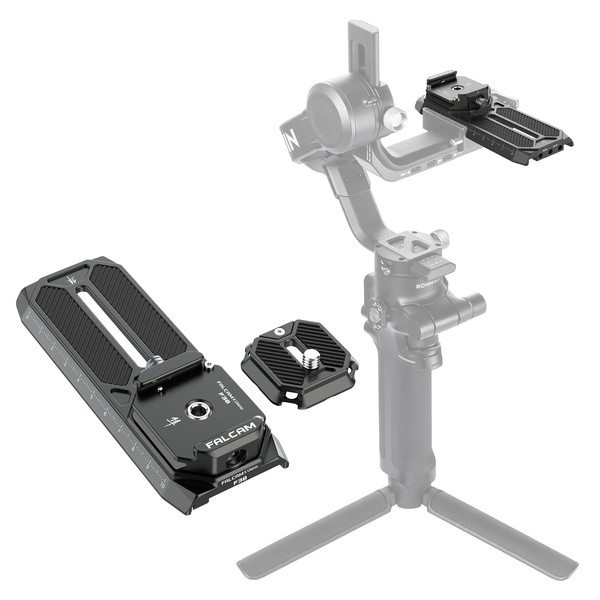 FALCAM F38 DJI Quick Release Plate with Arca-Swiss for DJI RS 2/RSC2/RS 3, Compatible with Original Lens Holder