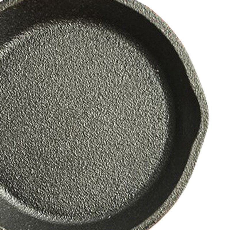 Small Frying Pan Cast Iron Handle Desing Nonstick Mini Sizzling