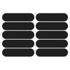 HJZHII 10PCS Black Reflective Tape, Motorcycle Helmet Decals Reflective Stickers
