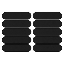 HJZHII 10PCS Black Reflective Tape, Motorcycle Helmet Decals Reflective Stickers for Helmet Motorcycle Helmets Stickers Night Visibility Safety Decal for Motorcycles Scooters Bike Helmets Stroller