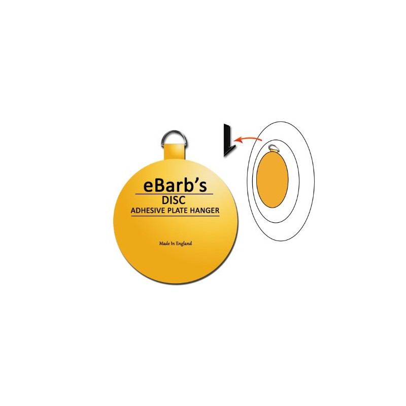 Flatirons Disc - Invisible English Disc - Adhesive Plate Hanger