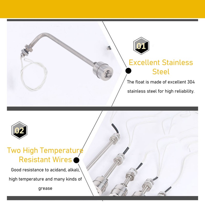Water Level Sensor Switch 304 Stainless Steel Liquid Level Sensor