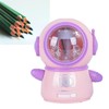 Spaceman Pencil Sharpeners Cartoon Cute Safe Flexible Electric Pencil Sharpener