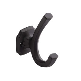 Hickory Hardware H077870MB Veranda Collection Hook 1 Inch Center to Center Matte Black Finish