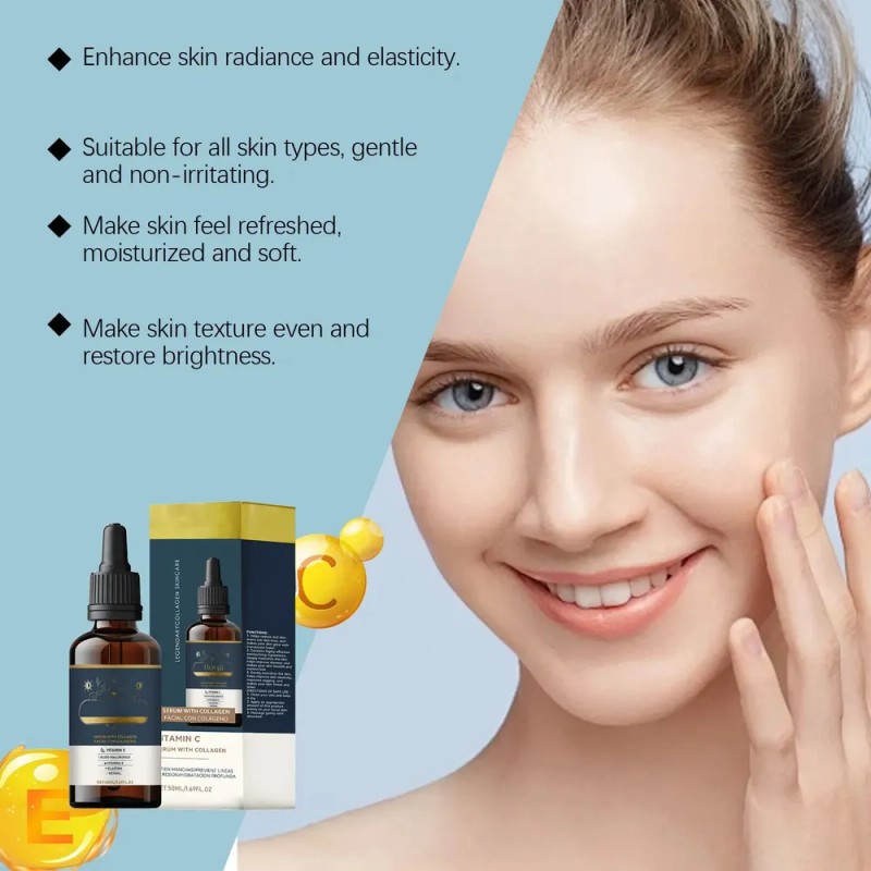 Vitamina C Colageno Acido Hialuronico Elastina Retinol 3pcs