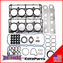 Detoti Auto Fits Head Gasket Set 03-08 Chrysler Dodge Jeep 5.7L HEMI V8 OHV VIN 2 D H