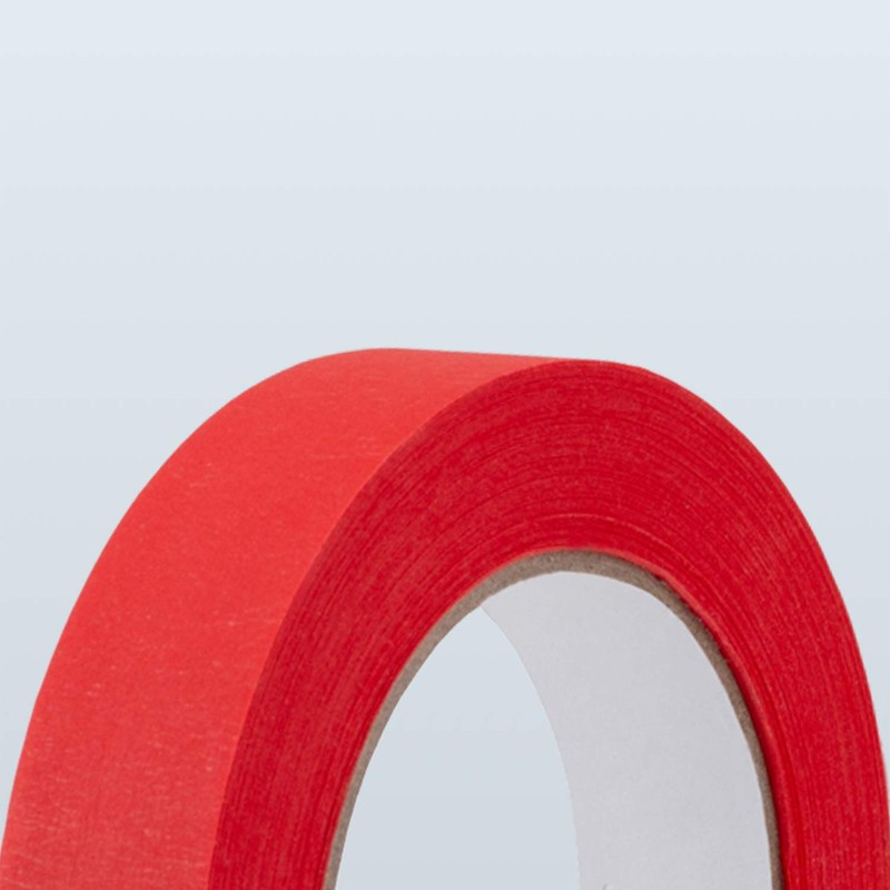 Lichamp 2 Pack Red Painters Tape 1 inch, Red Masking