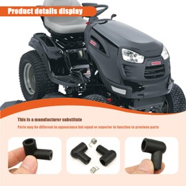 135-053 Spark Plug Boot Compatible with 5mm Wire Used on Chainsaws and Trimmers -2 Pcs