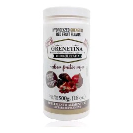Pretty Bee Grenetina Hidrolizada Sabor Frutos Rojos 100% Natural 500 Gr