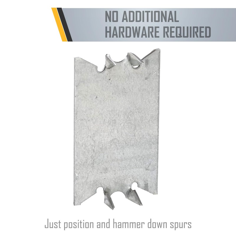 RACO 2710 Cable Protector Plate for Wood Studs, 2-9/16-Inch Long