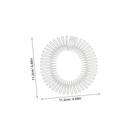 Baluue 12pcs Elastic Combs for Women Invisible Hair Styling Tool for Frizzy Hair Comfortable Fit Sturdy Material Easy to Use Suitable for All Hairstyles and Occasions