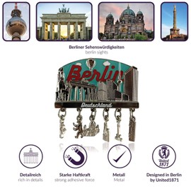 Metal Magnet Berlin | Typical Capital Souvenir | Refrigerator Magnet | Designed in Germany