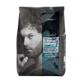 ItalWax Pour Homme Barber Edition Hard Stripless Wax Beads 500g 1.65 lbs Bag
