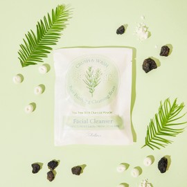 Tidalove Daily 3 in 1 Facial Cleanser, Exfoliator and Wash-off Mask, Vegan, Cruelty Free, Plastic Free, Travel Friendly, 1 Month Supply Refill (60 Tablets) (Purifying)